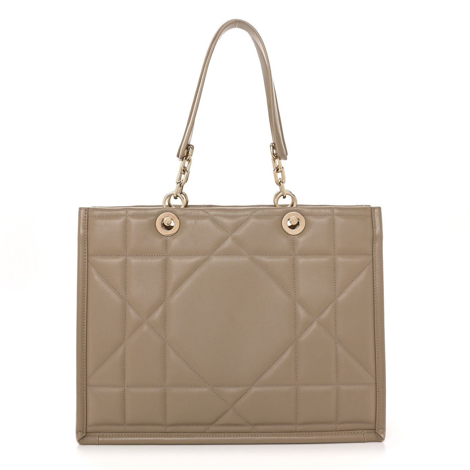 Calfskin Archicannage Medium Essential Tote Beige