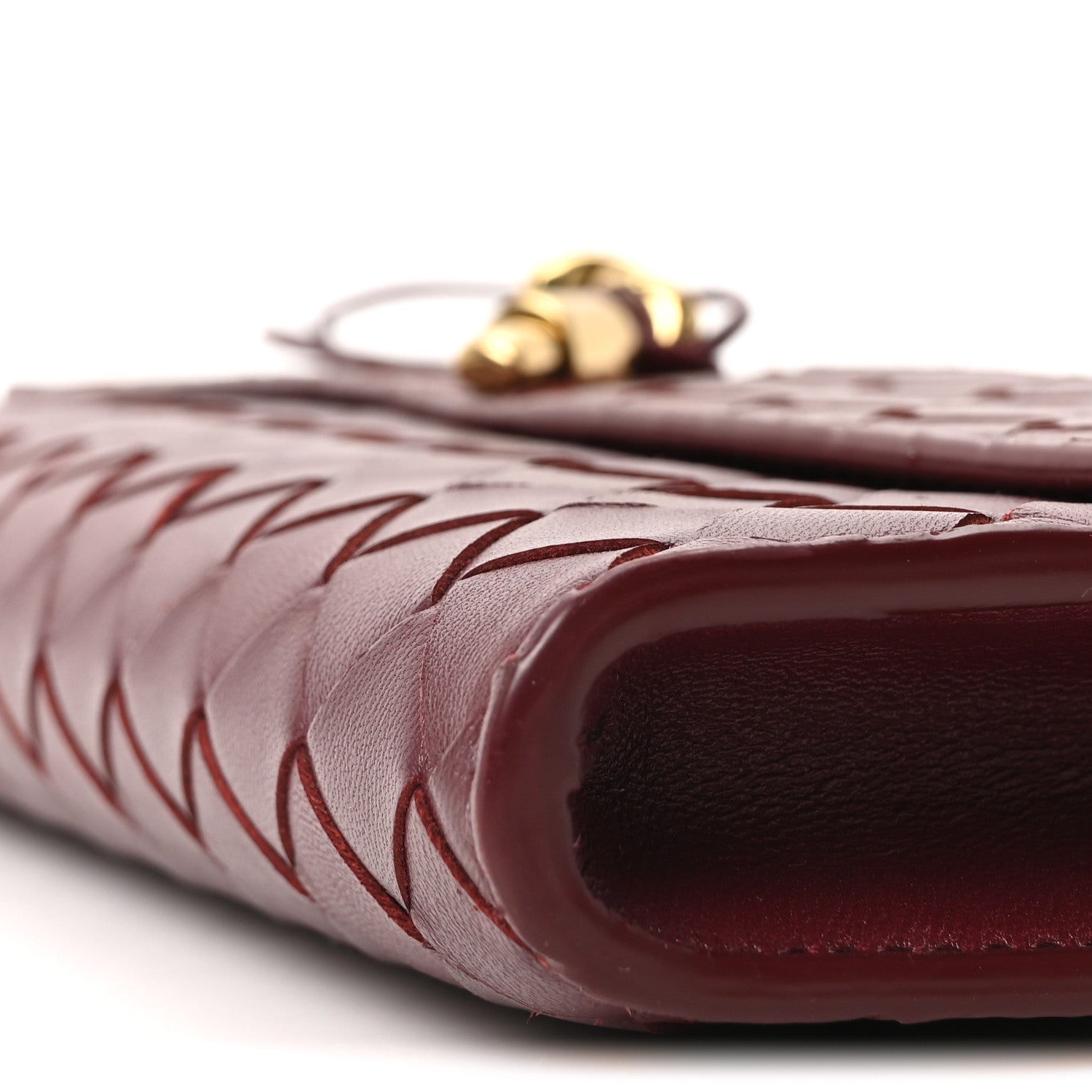 Nappa Intrecciato Long Andiamo Top Handle Clutch Barolo