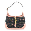 New Denim GG Monogram Calfskin Love Parade Small Jackie 1961 Hobo Light Pink