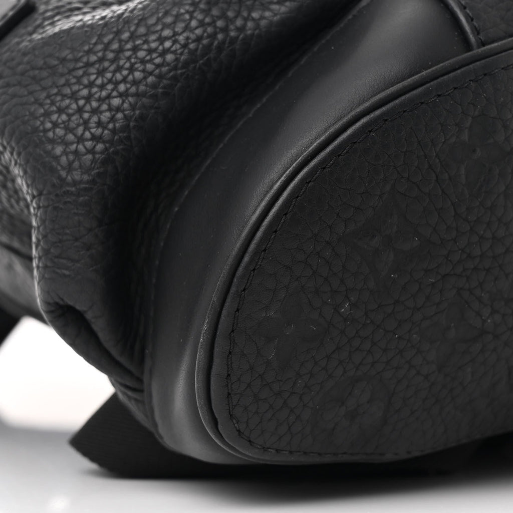 Taurillon Monogram Christopher PM Backpack Black