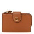 Piuma Calfskin Medium Bamboo Double G Wallet Cuir