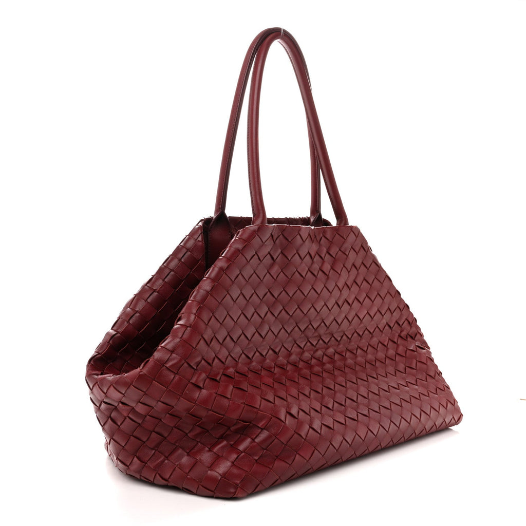 Nappa Intrecciato Tote Bag Barolo