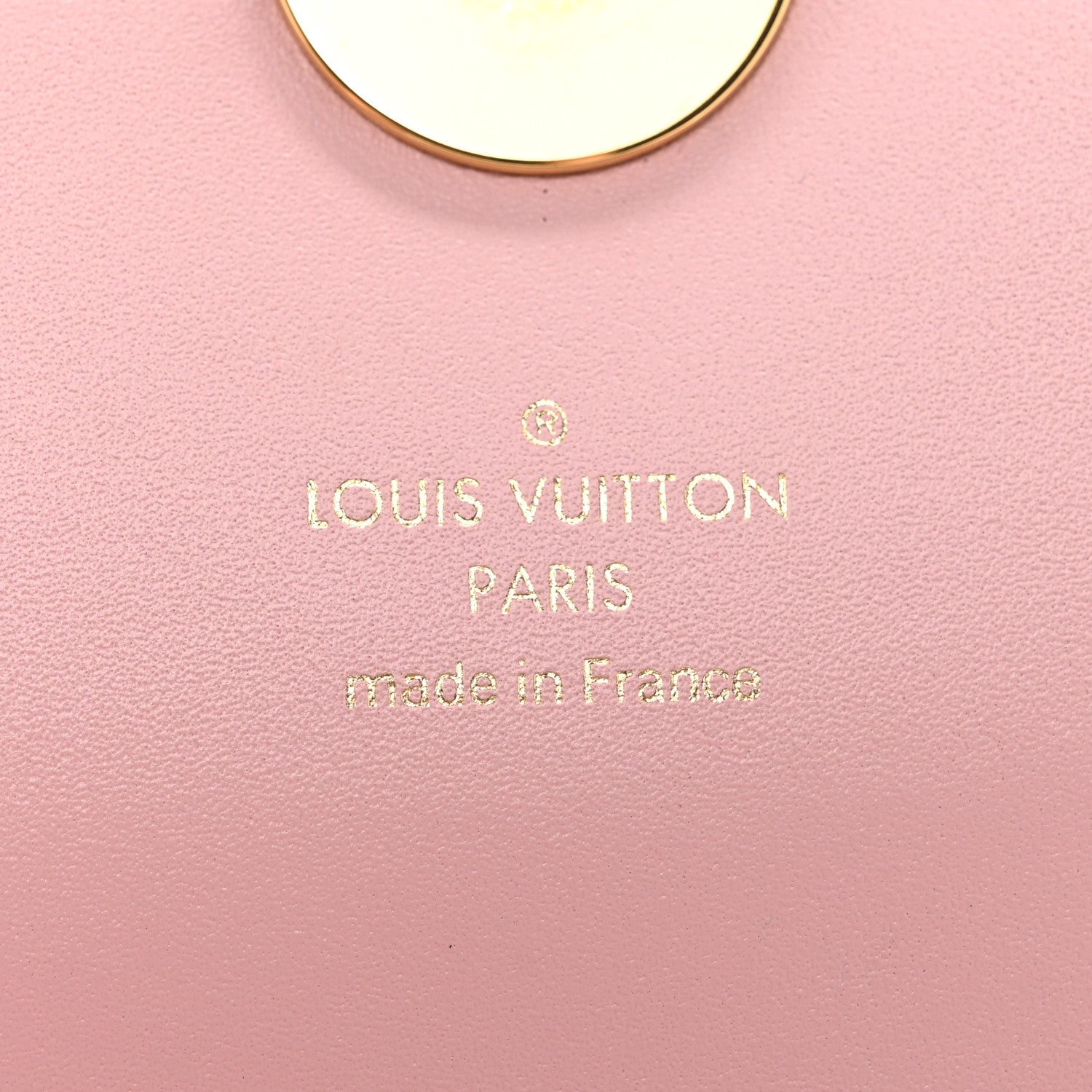 Monogram Flore Chain Wallet Rose Ballerine