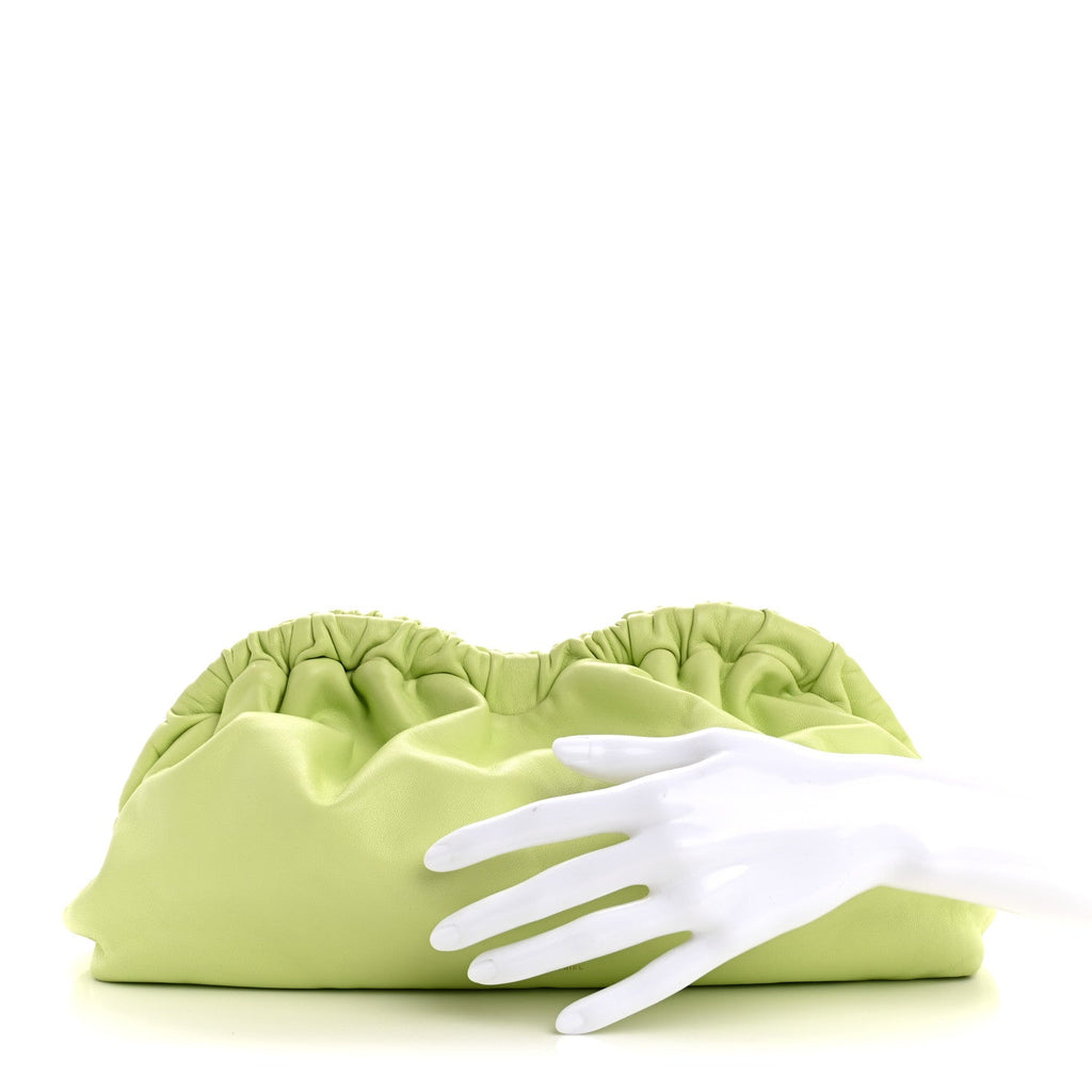 Lambskin Cloud Clutch Mint