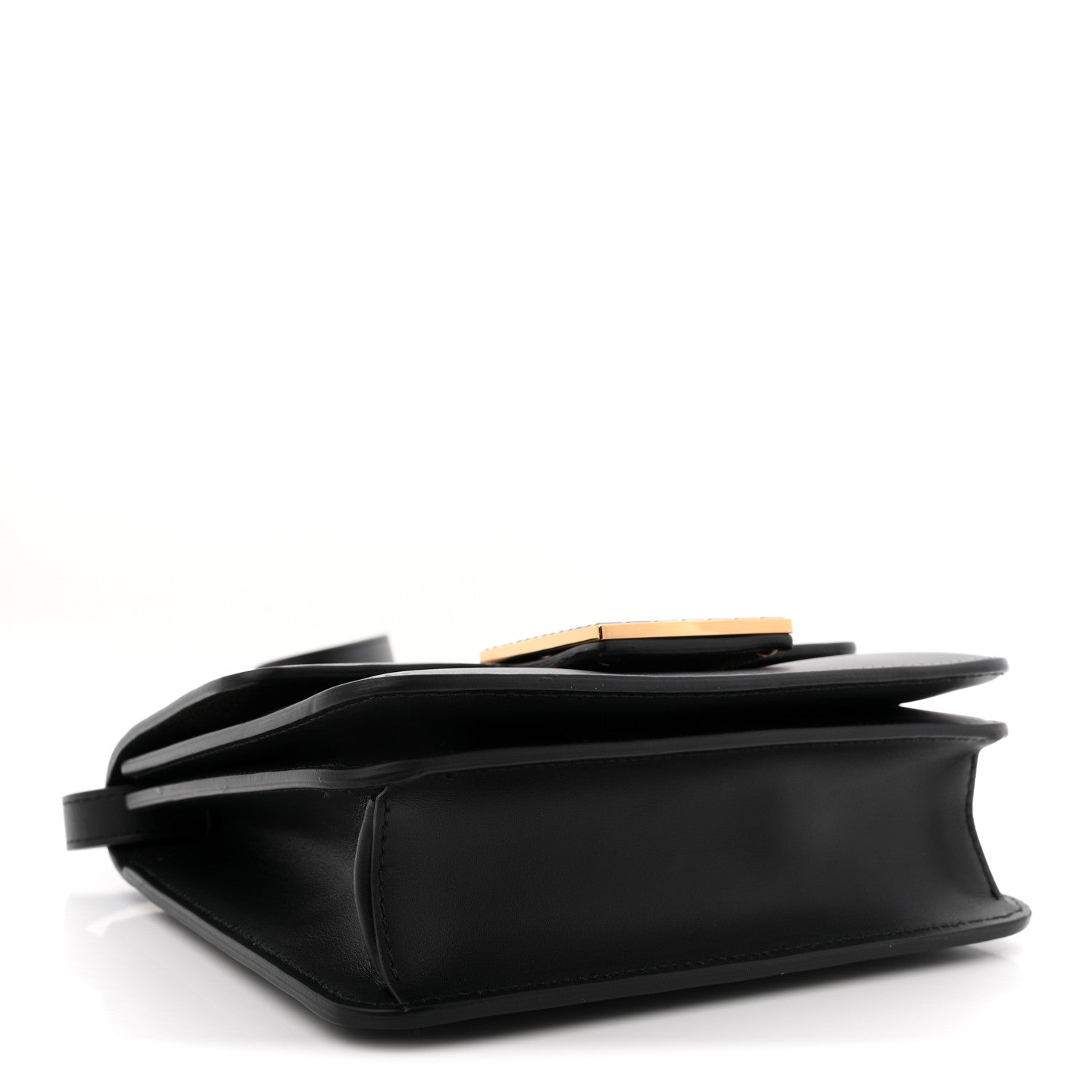 Vitello King Crystal Fab Crossbody Bag Black