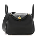 Taurillon Clemence Mini Lindy 20 Black