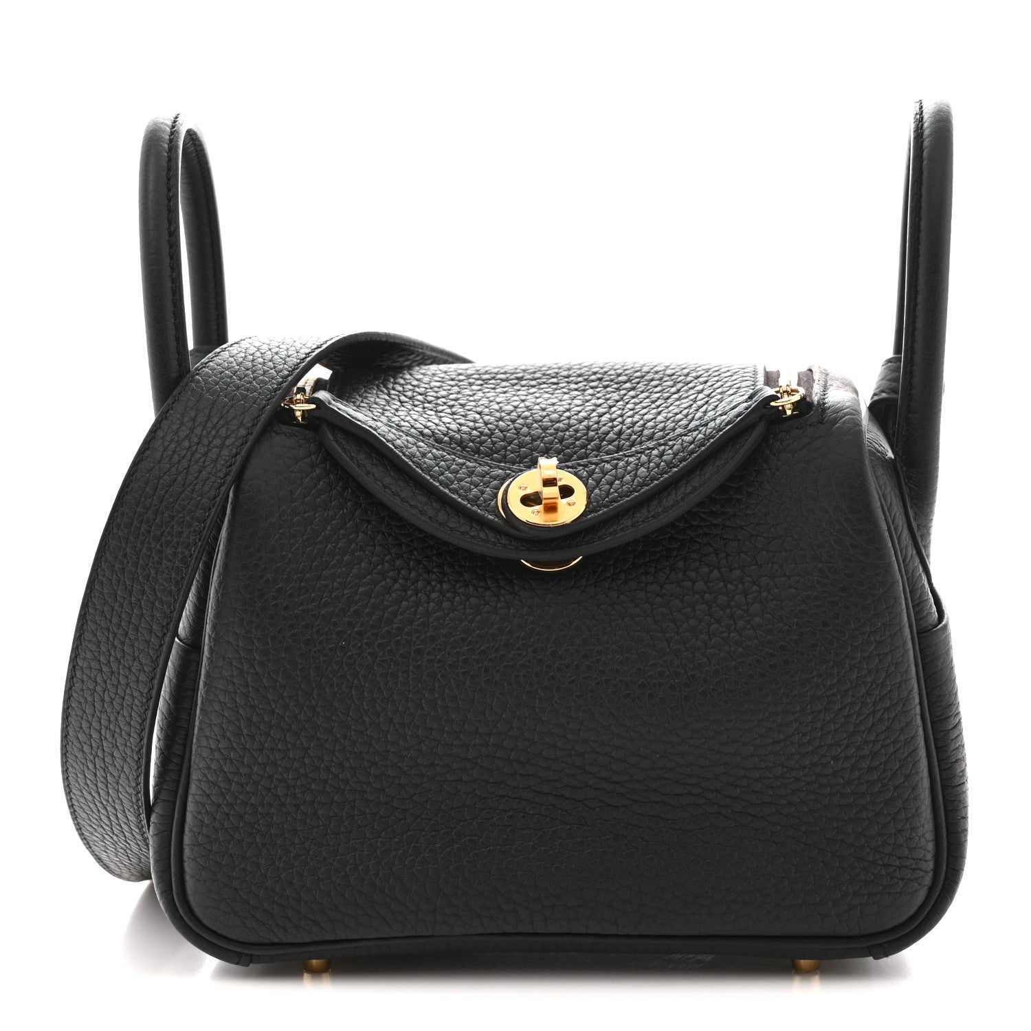 Taurillon Clemence Mini Lindy 20 Black