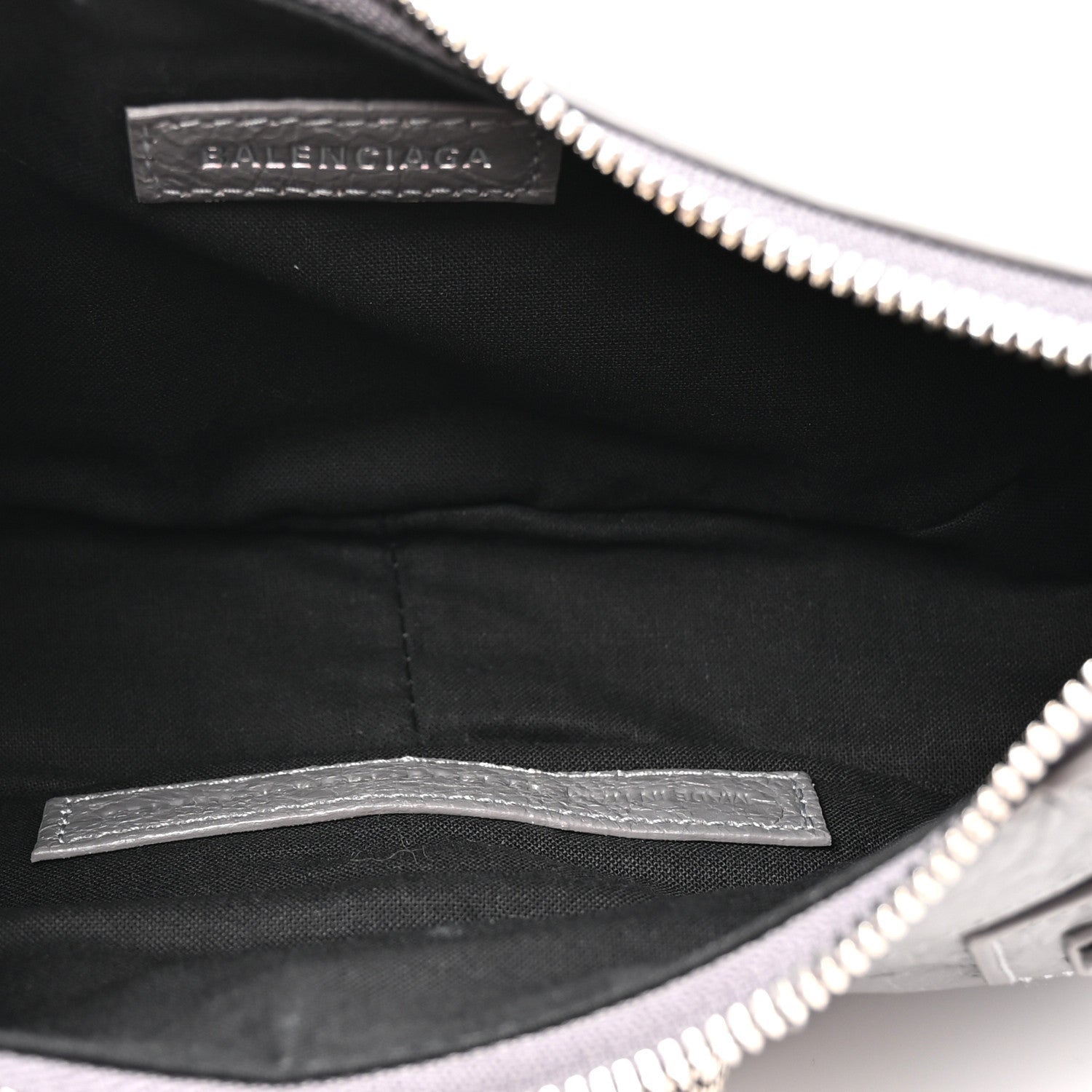 Agneau Arena Le Cagole Shoulder Bag XS Dark Grey