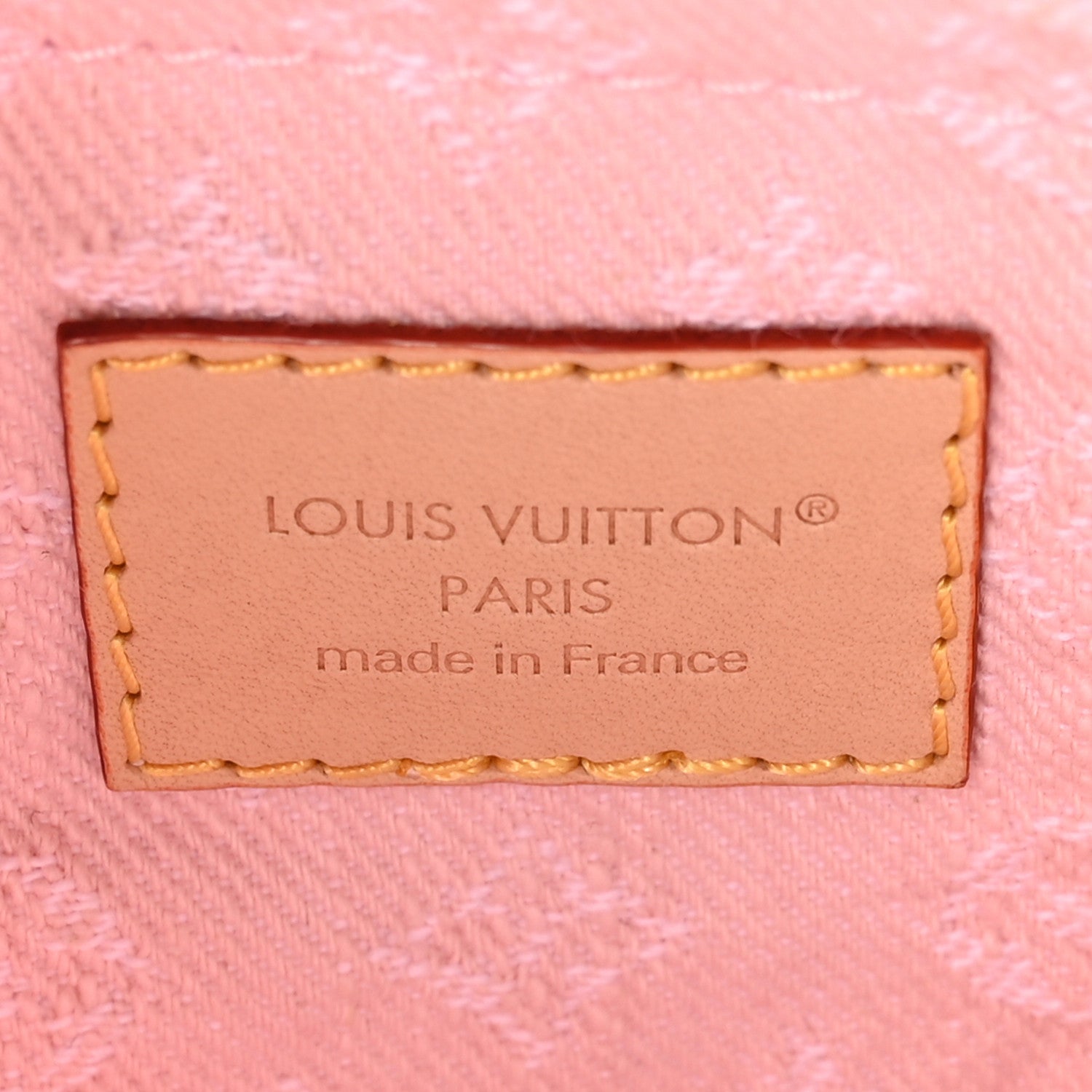 Monogram Denim Sunset Washed Pink