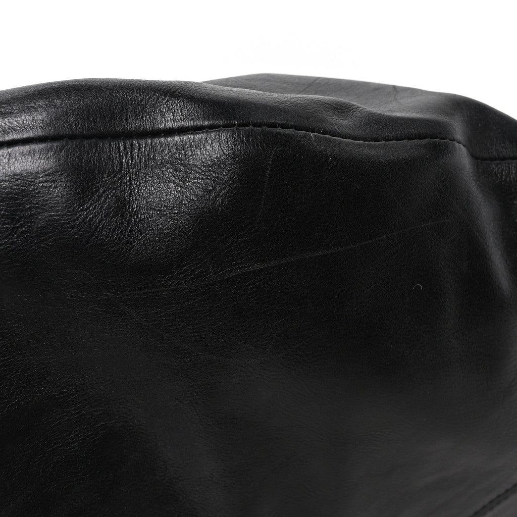 Vintage Calfskin Extra Large Olivia Hobo Black
