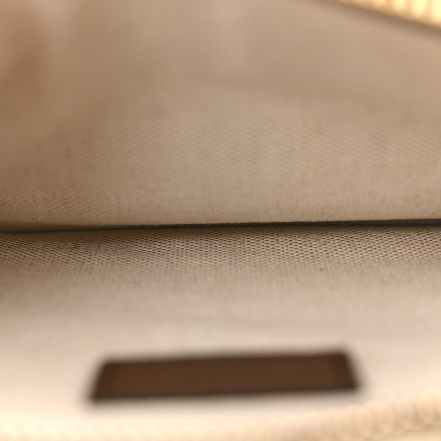 GG Supreme Monogram Textured Dollar Calfskin Blondie Belt Bag Beige Ebony New Acero