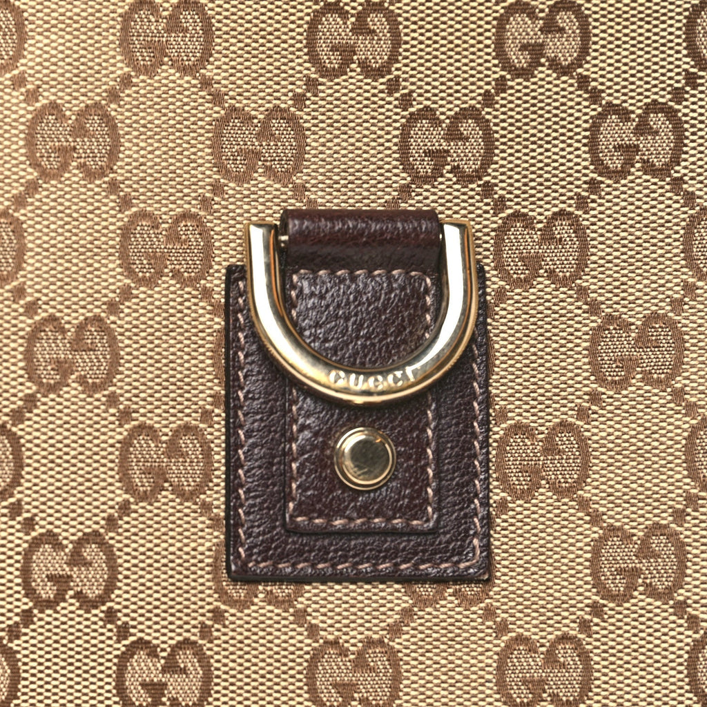 Monogram Medium Abbey D Ring Hobo Brown