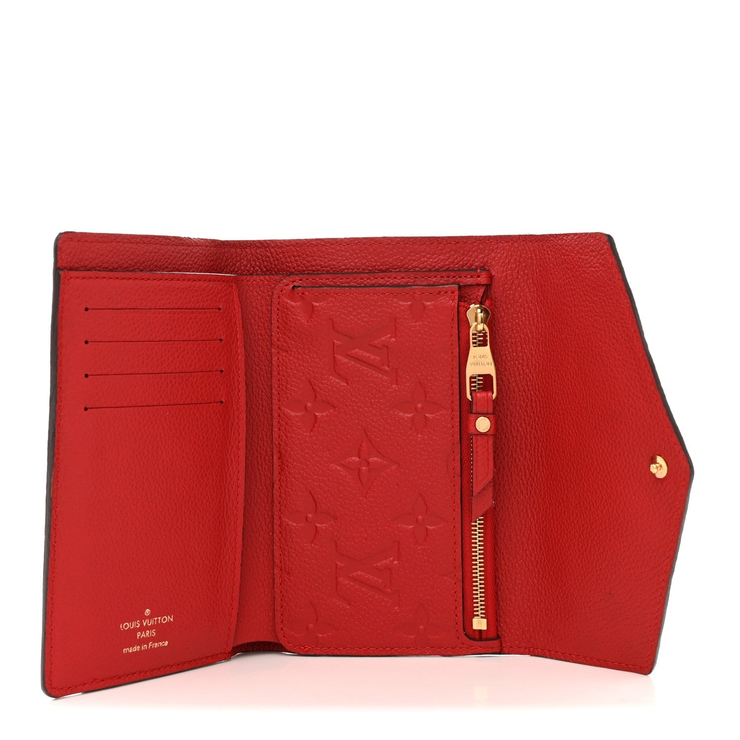 Empreinte Compact Curieuse Wallet Cherry