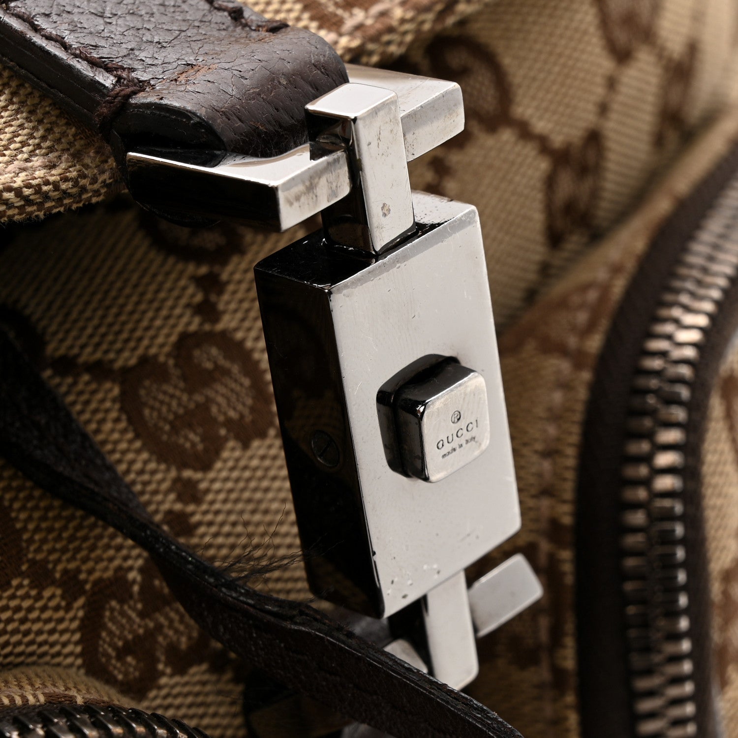 Monogram Backpack Dark Brown