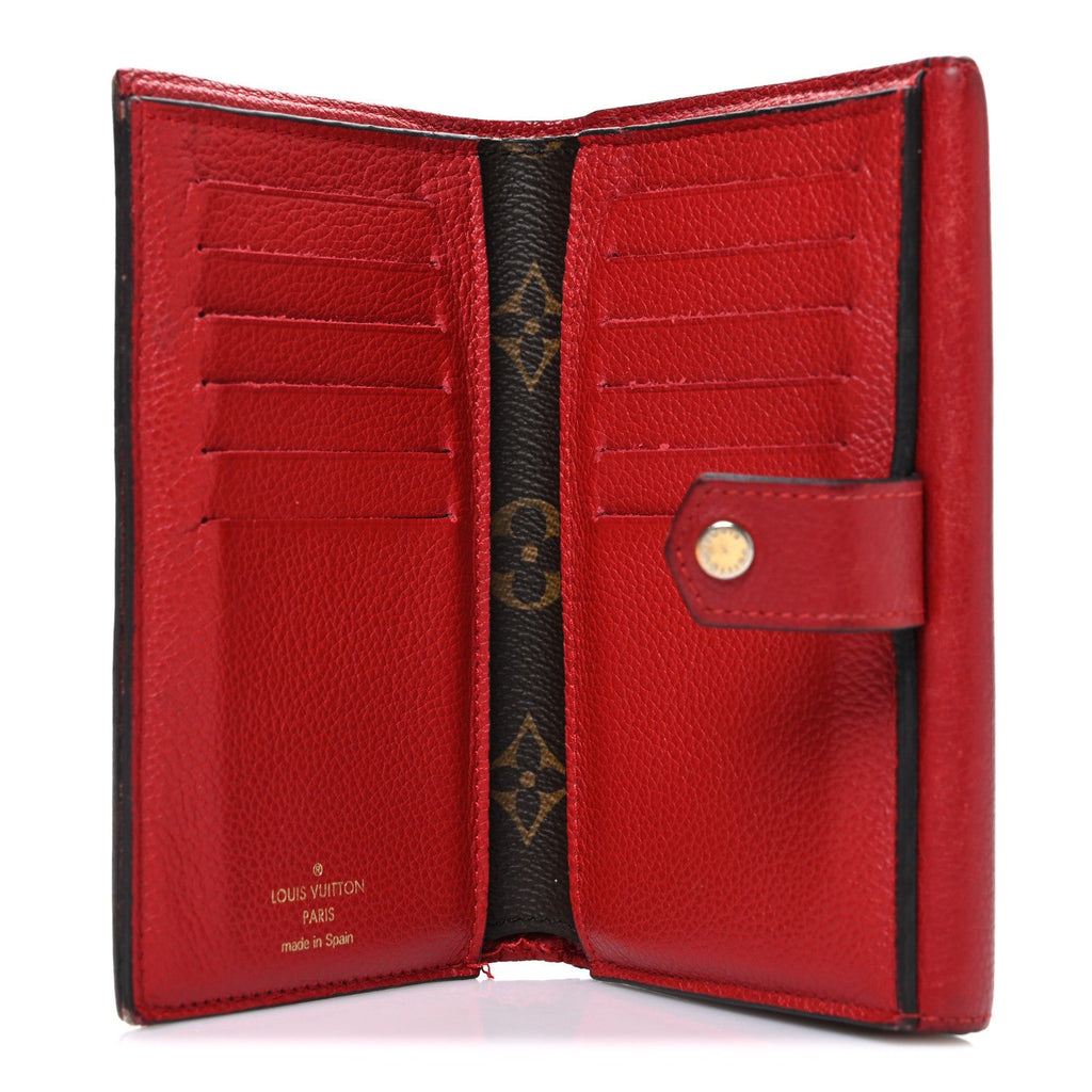 Monogram Pallas Compact Wallet Cherry