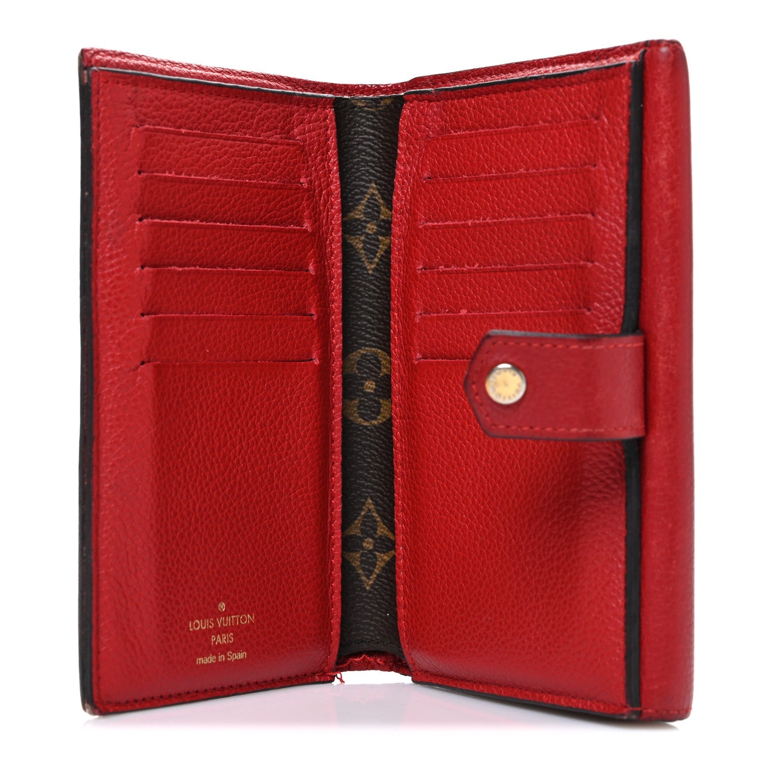 Monogram Pallas Compact Wallet Cherry