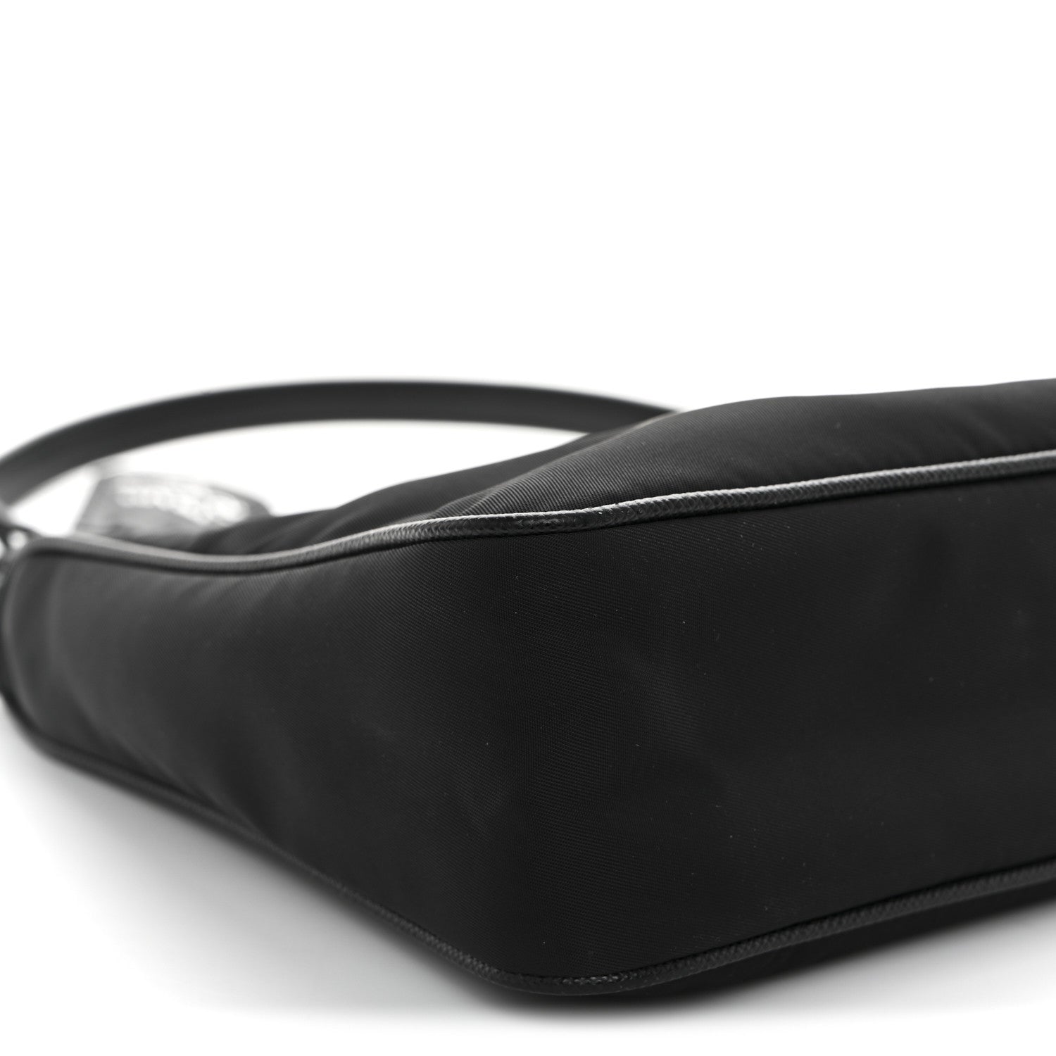 Tessuto Nylon Saffiano Mini Re-Edition 2005 Bag Black