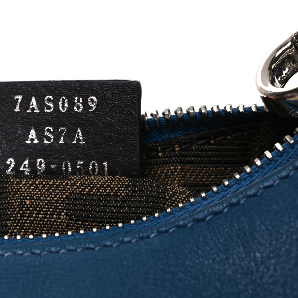 Vitello Grace Matte Nano Fendigraphy Hobo Charm Mirto