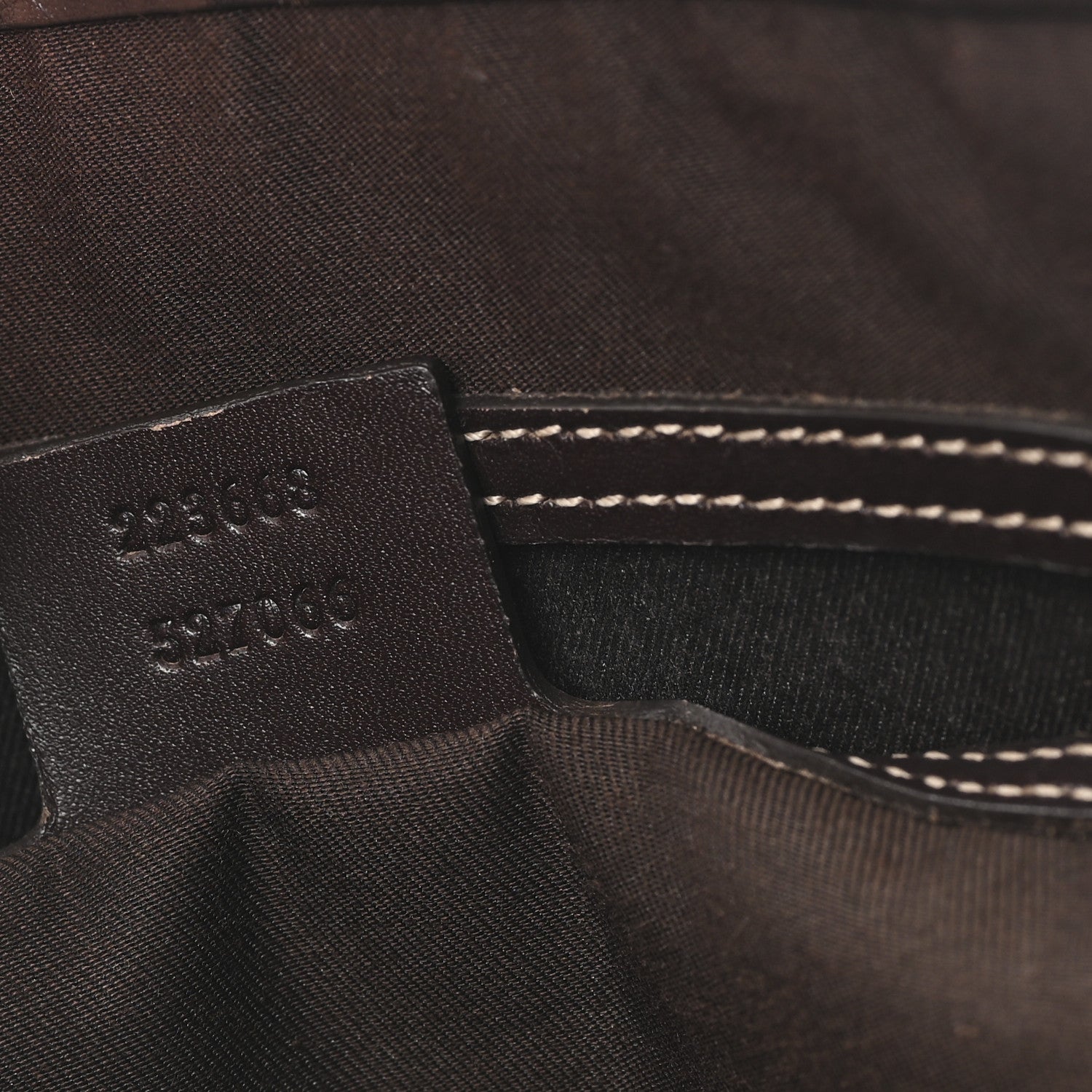 GG Plus Monogram Joy Vertical Tote Dark Brown