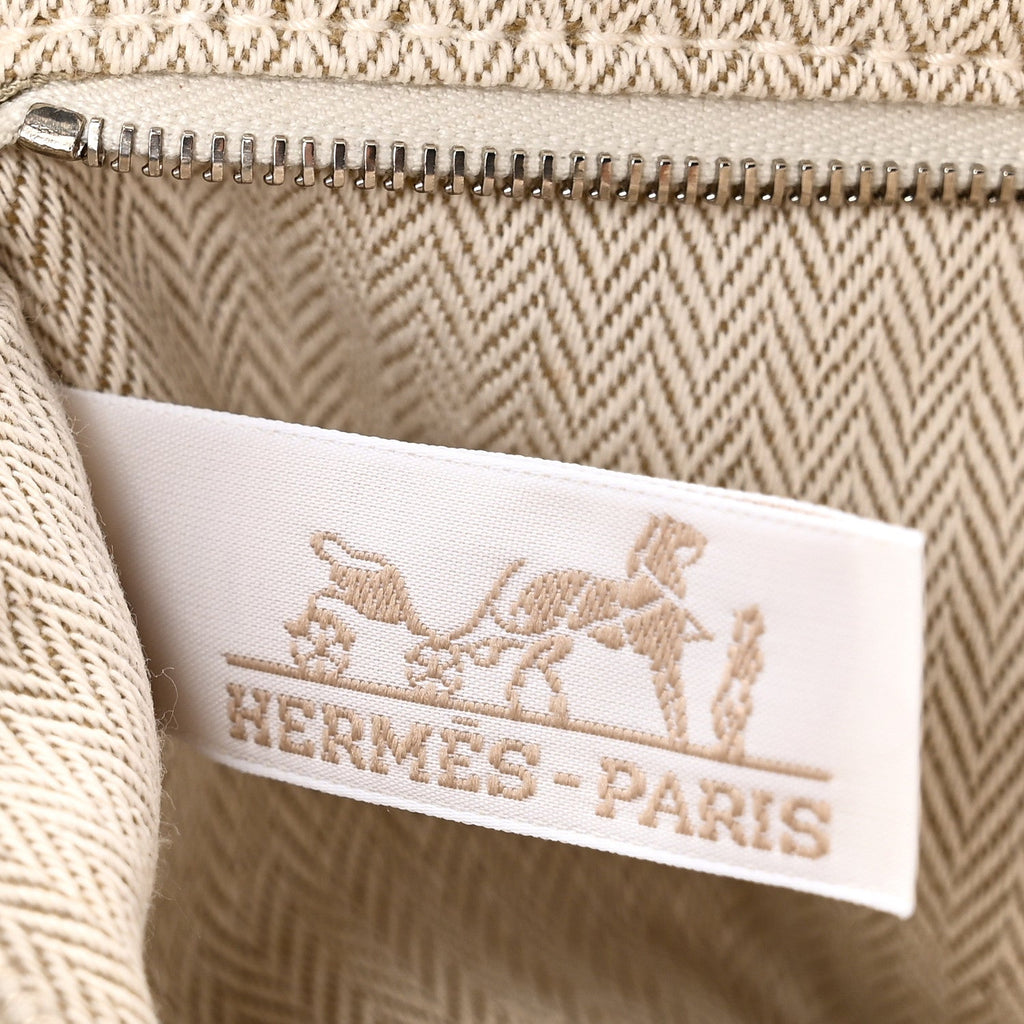 Canvas Barenia Fourbi 25 MM Pouch Naturel Fauve