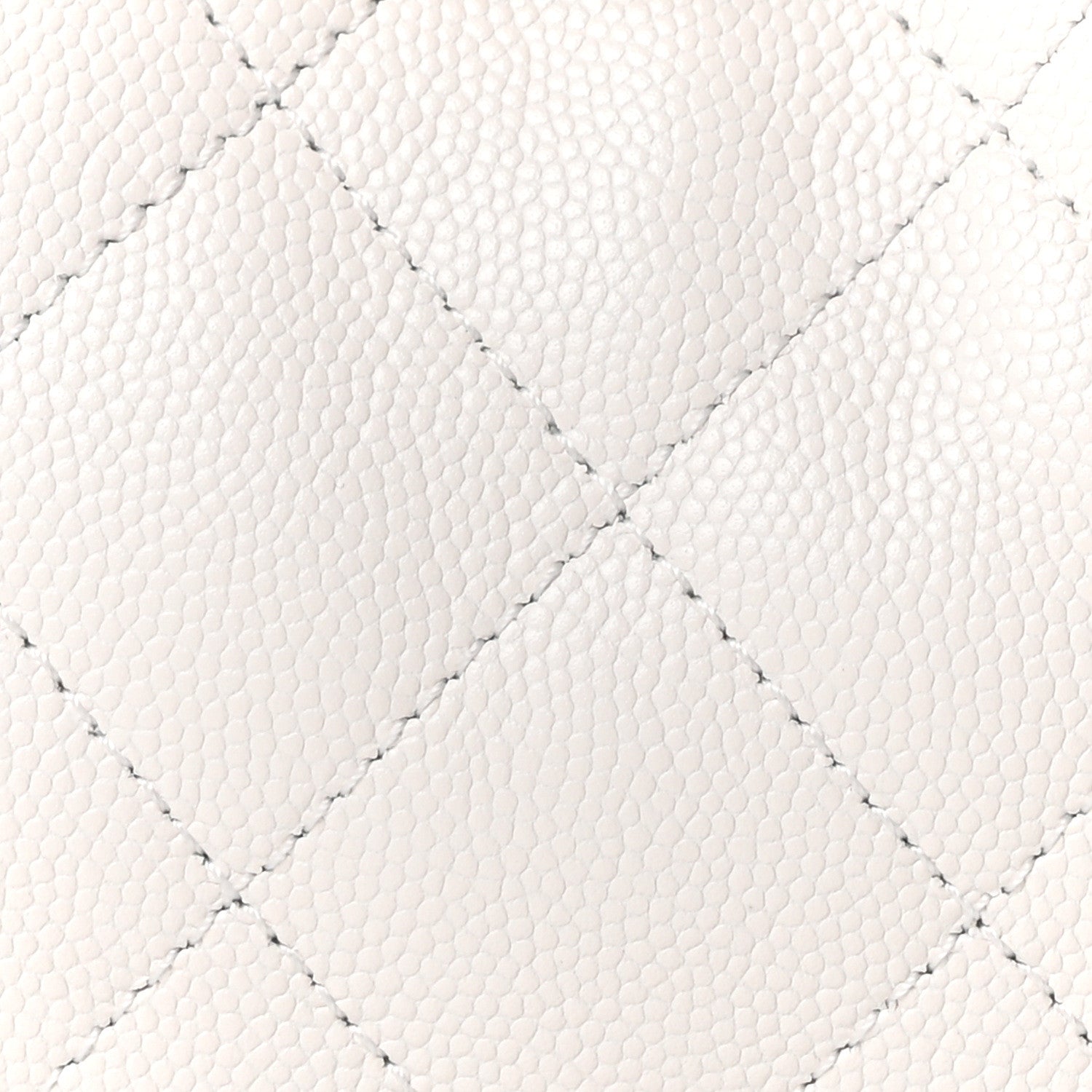 Caviar Quilted Mini Chanel 25 Handbag White