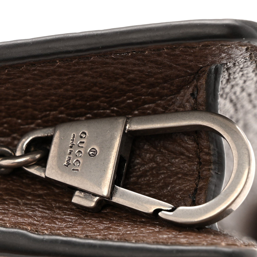 Monogram Jumbo GG Textured Dollar Calfskin Super Mini Dionysus Shoulder Bag Camel Ebony New Acero