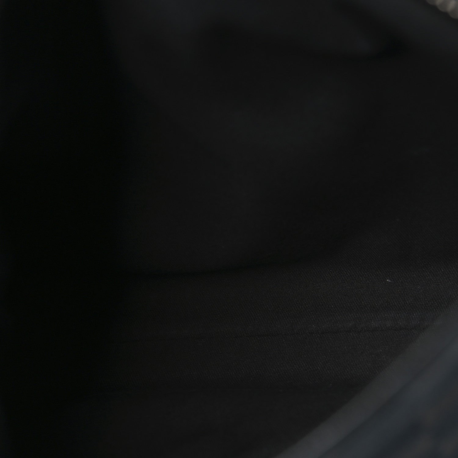 Monogram Flat Messenger Bag Black