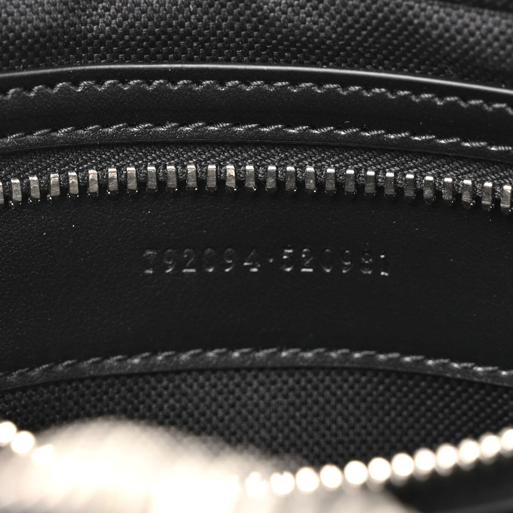 Soft GG Supreme Monogram Web Belt Bag Black Grey