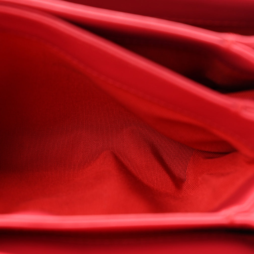 Calfskin Mini Tramezzo Flap Red