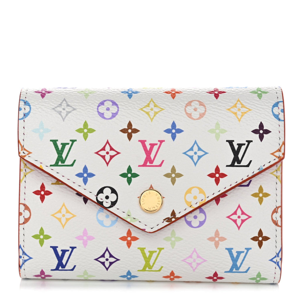 LV x TM Monogram Multicolor Victorine Wallet White
