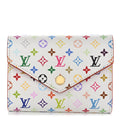 LV x TM Monogram Multicolor Victorine Wallet White