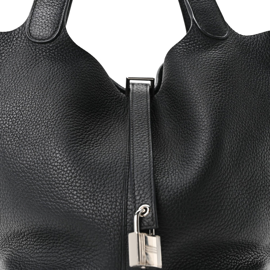 Taurillon Clemence Picotin Lock 22 MM Black