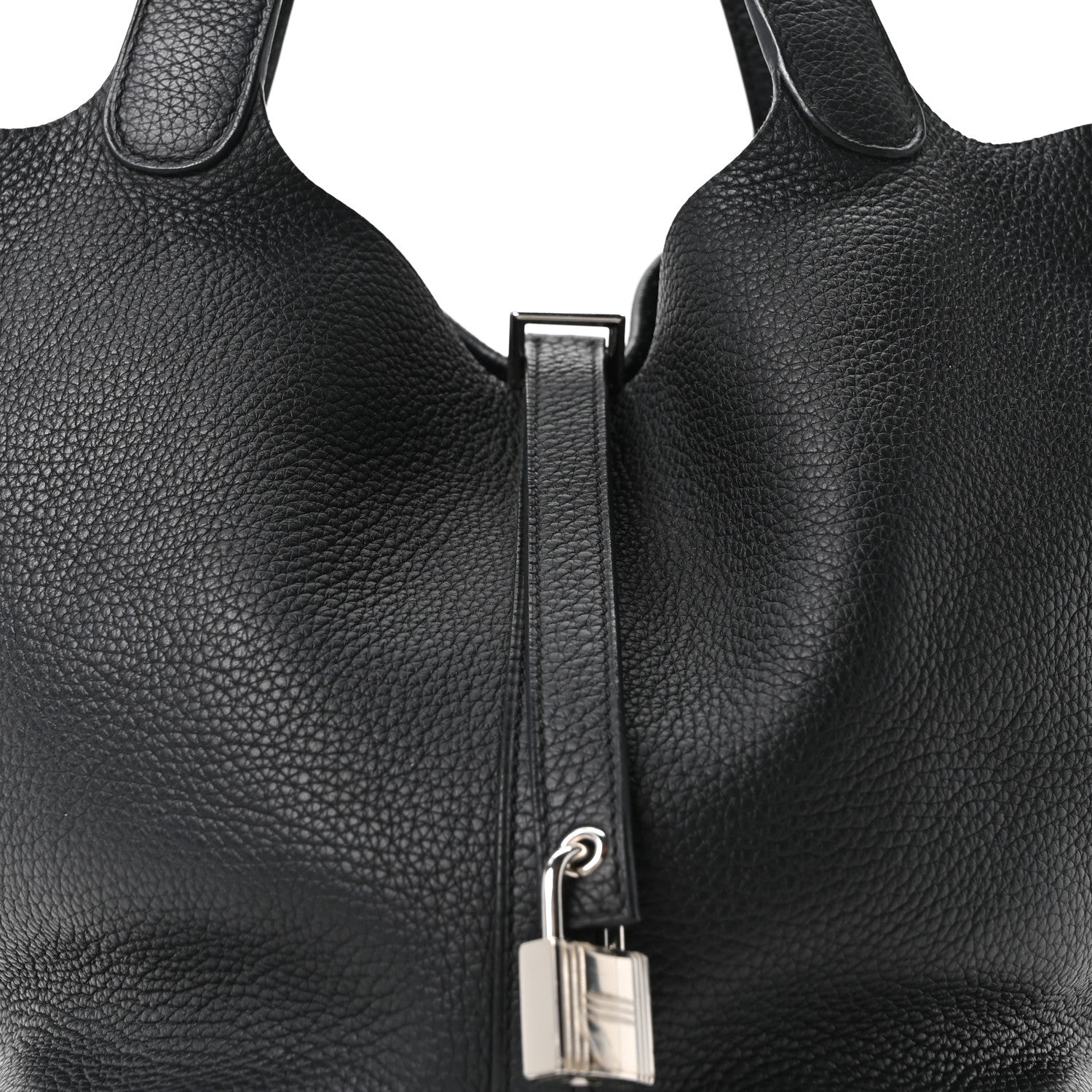 Taurillon Clemence Picotin Lock 22 MM Black