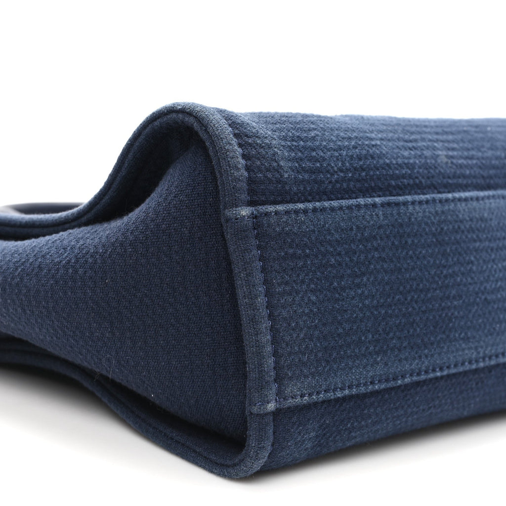 Mixed Fibers Small Deauville Tote Navy