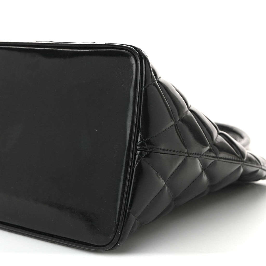 Patent Medallion Tote Black