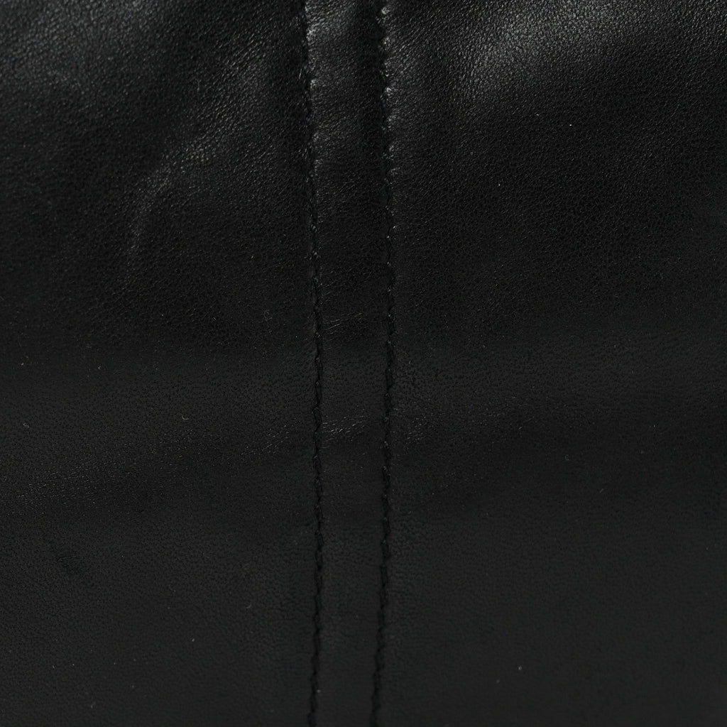 Nappa Pocket Satchel Black