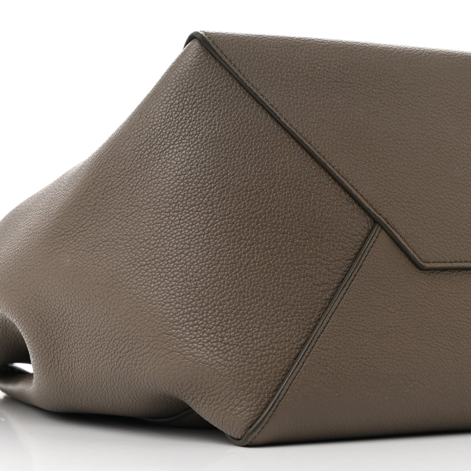 Soft Grained Calfskin Small Belt Cabas Phantom Grey