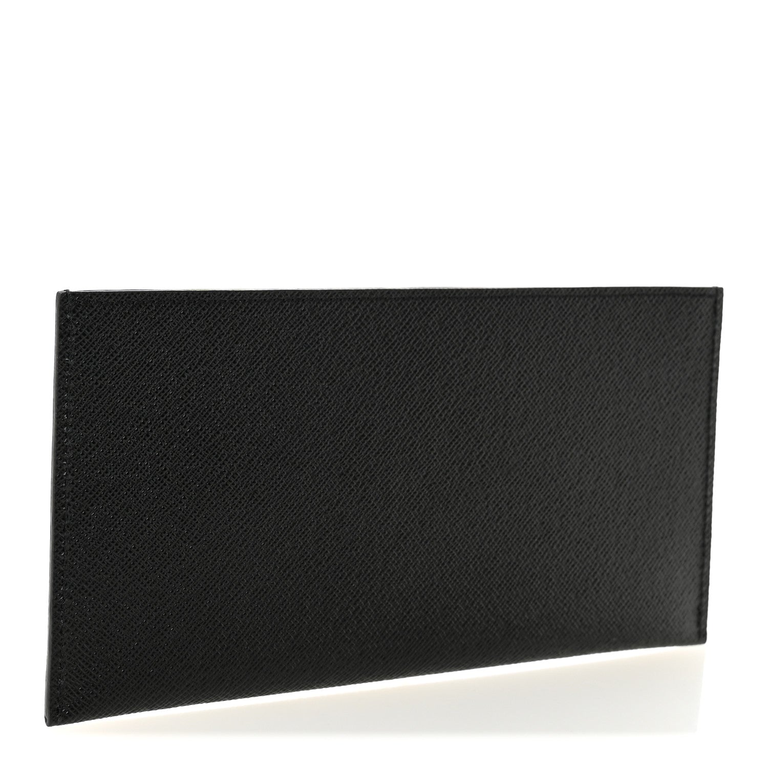 Calfskin Felicie Chain Wallet  Holder Insert Black