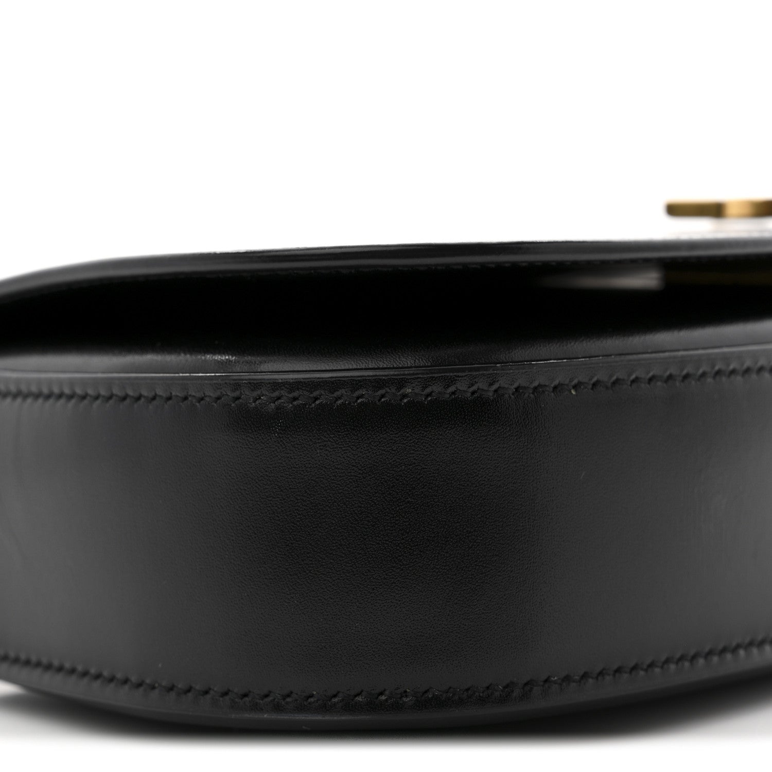 Box Calfskin Mini Voltaire Shoulder Bag Black