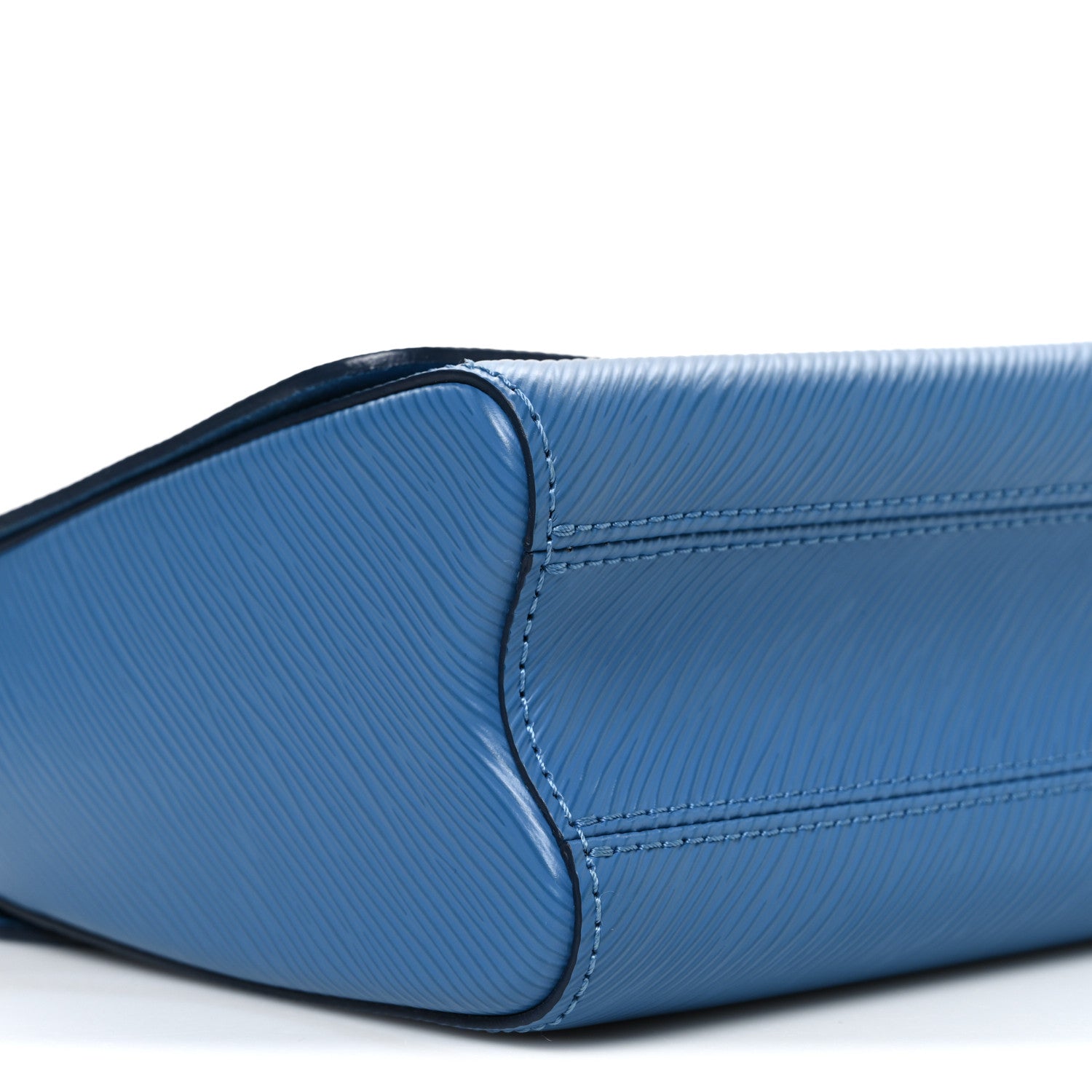 Epi Twist Shoulder Bag MM Blue Jean