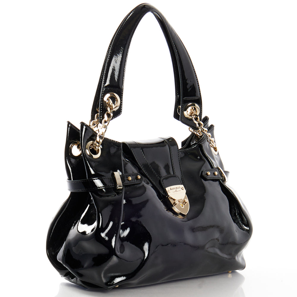 Aspinal of London Tote Berkeley in Black, Leather