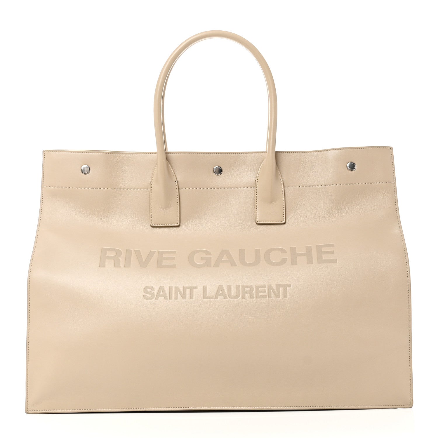 Vitello Large Rive Gauche Tote Sea Salt