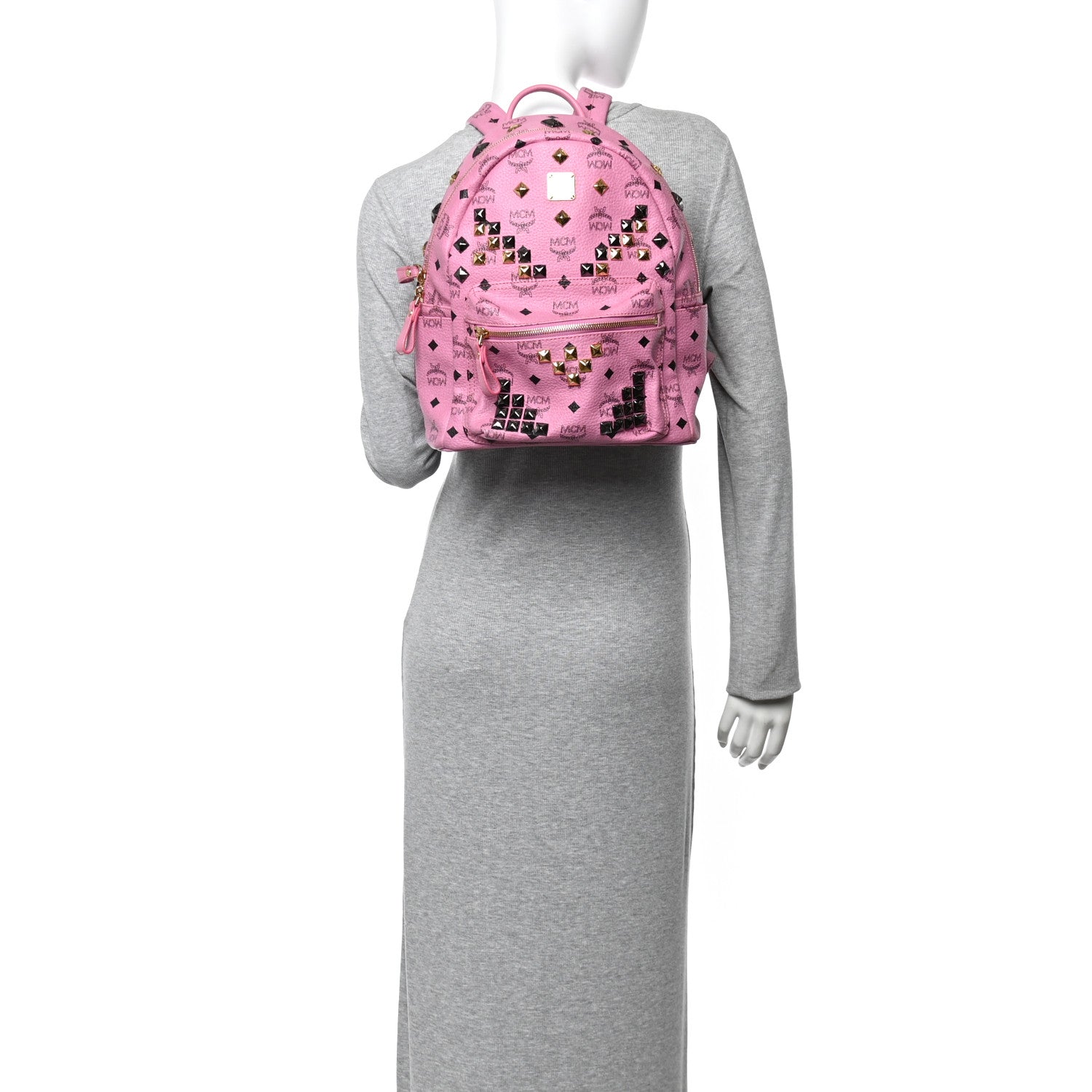 Visetos Studded Small Stark M Backpack Pink