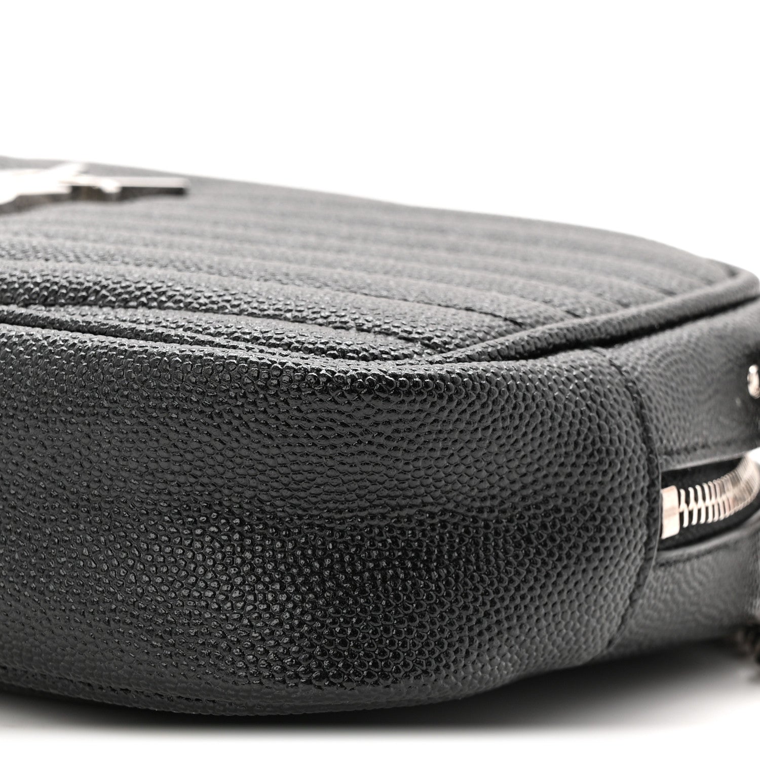 Grain De Poudre Matelasse Monogram Mini Lou Camera Bag Black