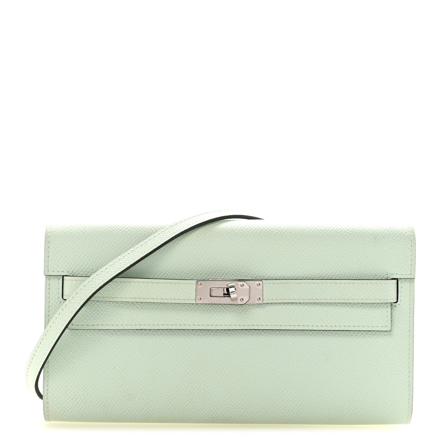 Epsom Kelly Wallet To Go Vert Peppermint