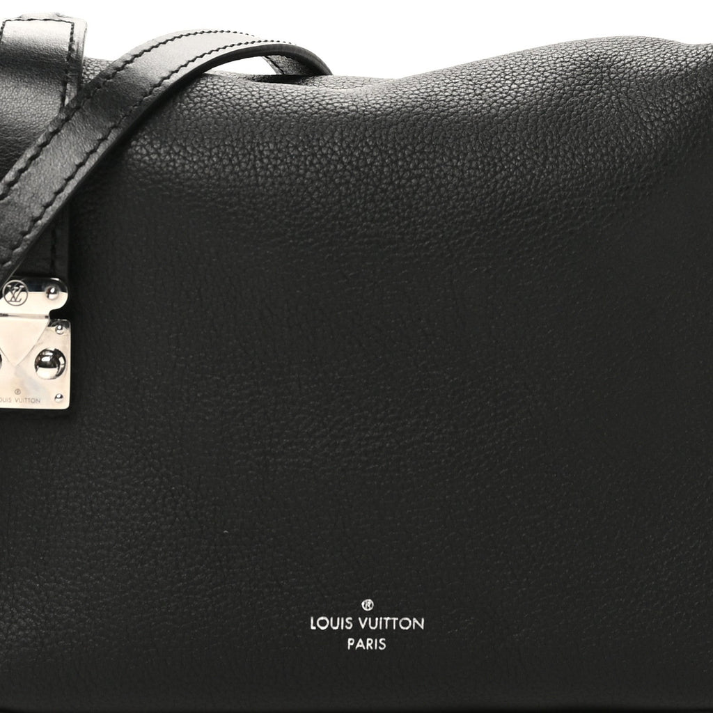 Calfskin Side Trunk MM Black