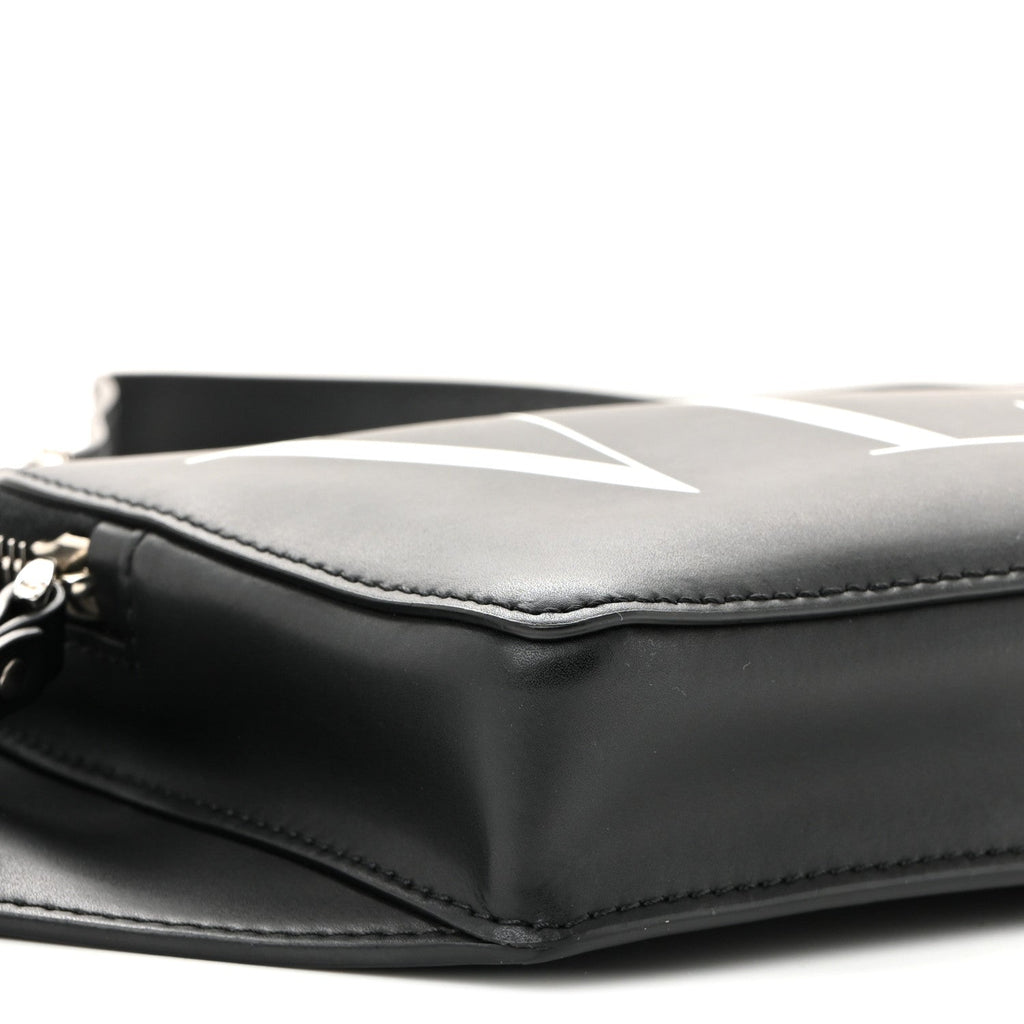 Calfskin VLTN Belt Bag Black White