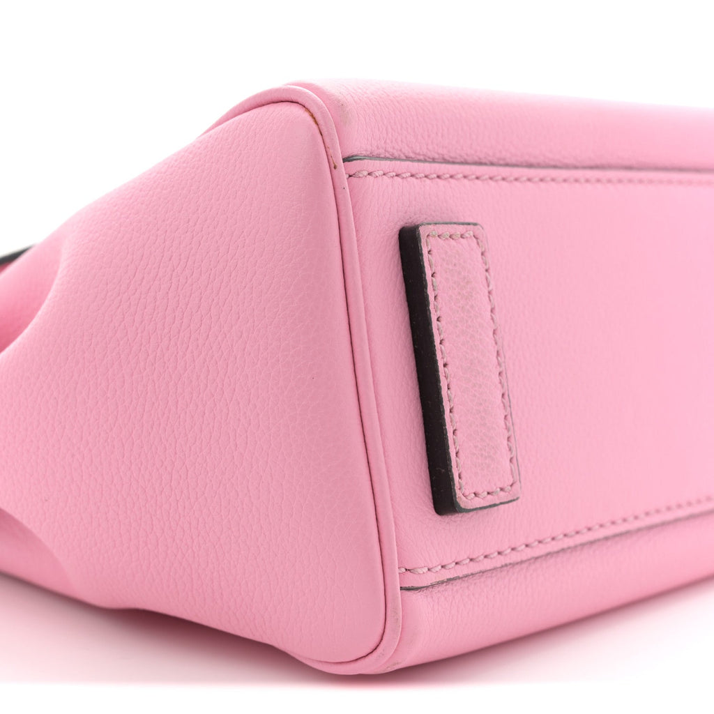 Grained Calfskin Small La Medusa Top Handle Bag Pink
