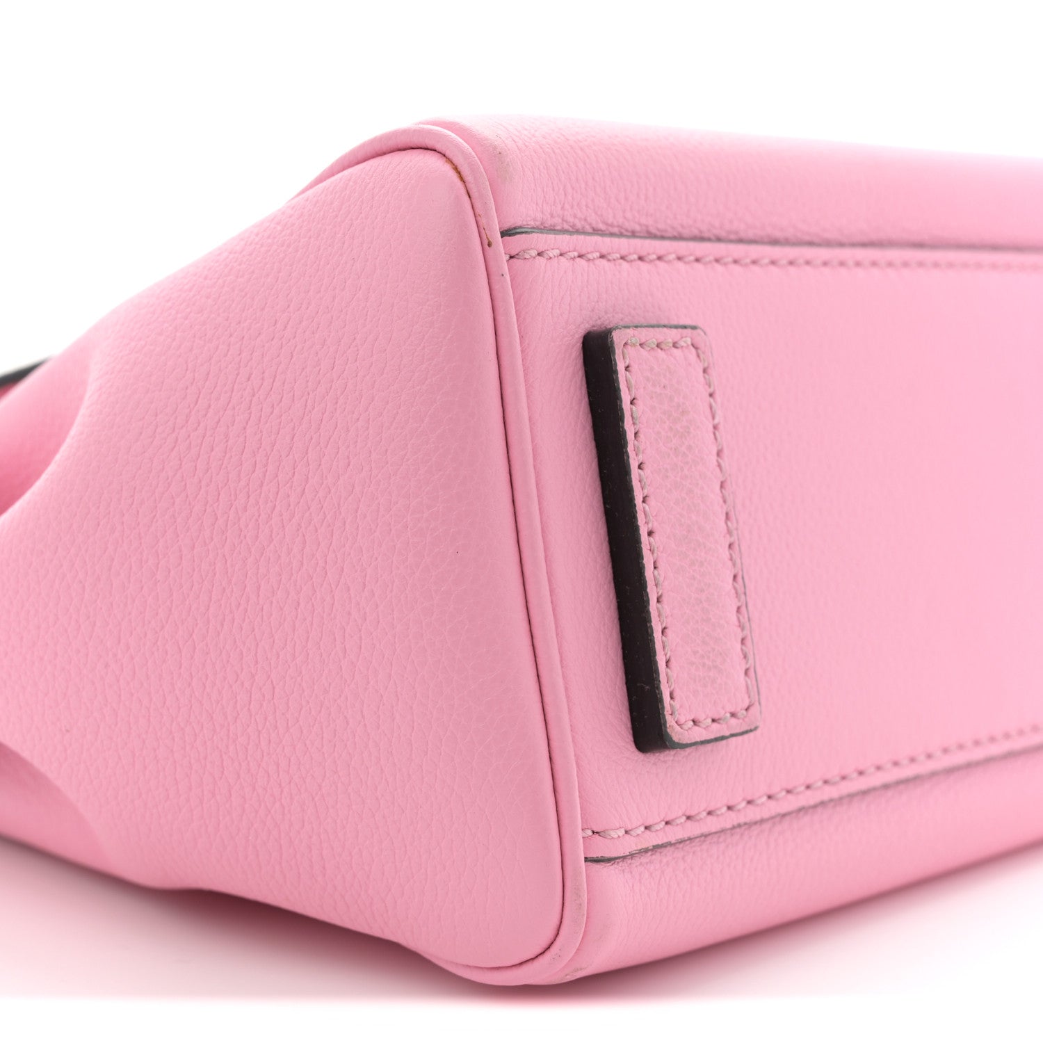 Grained Calfskin Small La Medusa Top Handle Bag Pink
