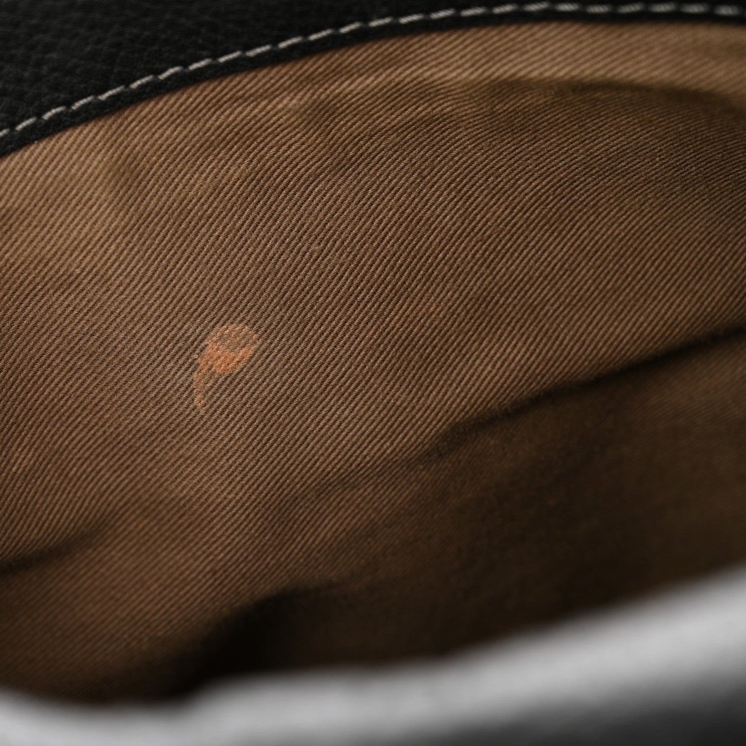 Grained Calfskin Medium Marcie Saddle Bag Black